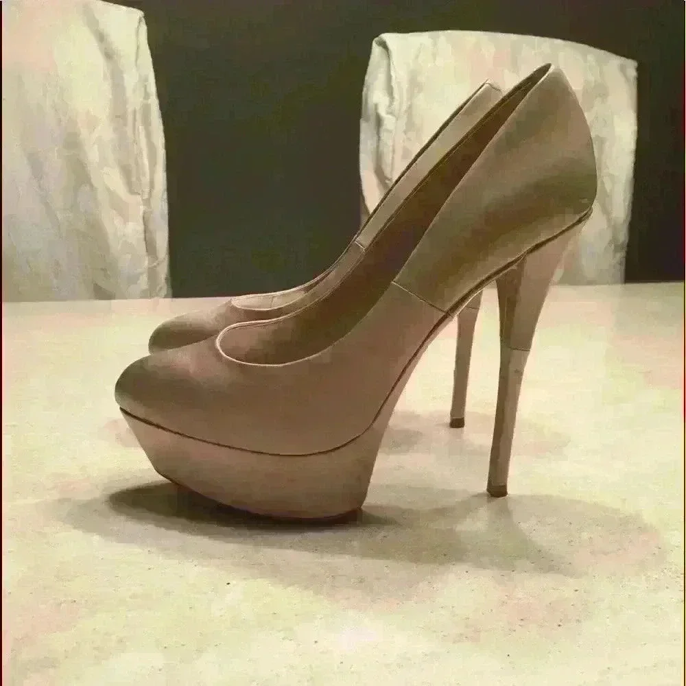 BEBE Satin Heels
